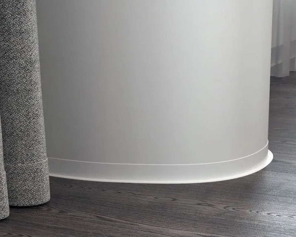 Плинтус эластичный ПВХ Dollken WL50 50мм х 15мм 1137 Белый