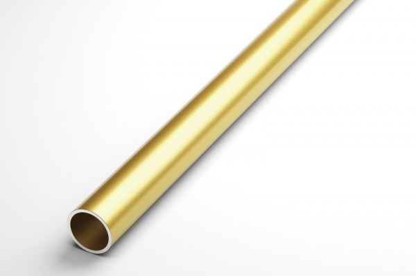 Труба круглая Ø 16 мм ТКр 05.2000.502л Золото. Цена за 5 штук.