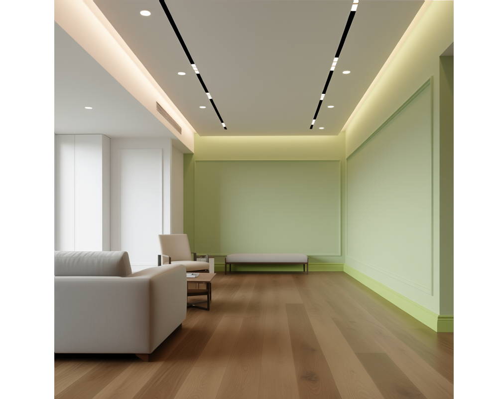 Плинтус из полистирола высокой плотности HI WOOD B80C 80мм х 11мм х 2,0м.