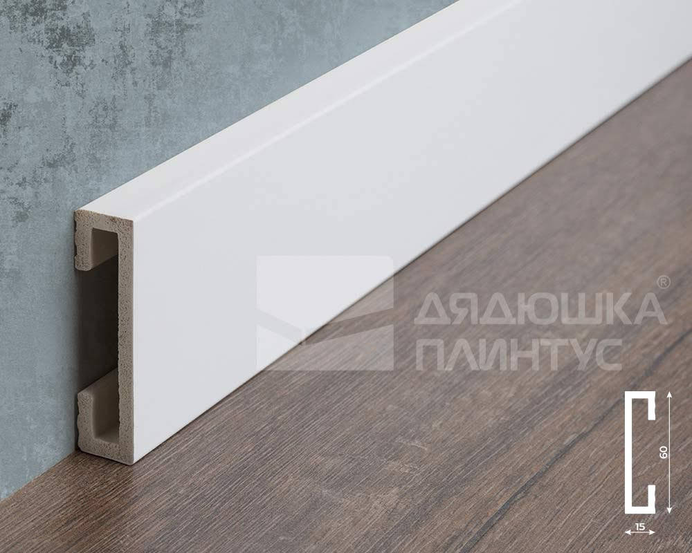 Молдинг Волшебная палочка MSST 101 60*15*2000 Белый под покраску