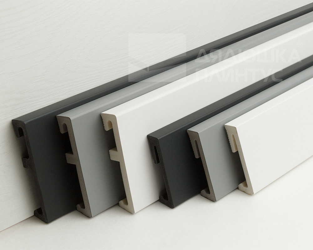 Плинтус напольный Salag Alpha 60*15*2200 мм AP61M1 Белый