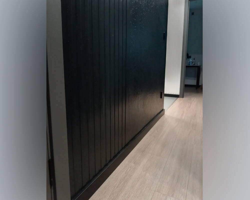 Плинтус напольный Salag Alpha 60*15*2200 мм AP61M3 Чёрный