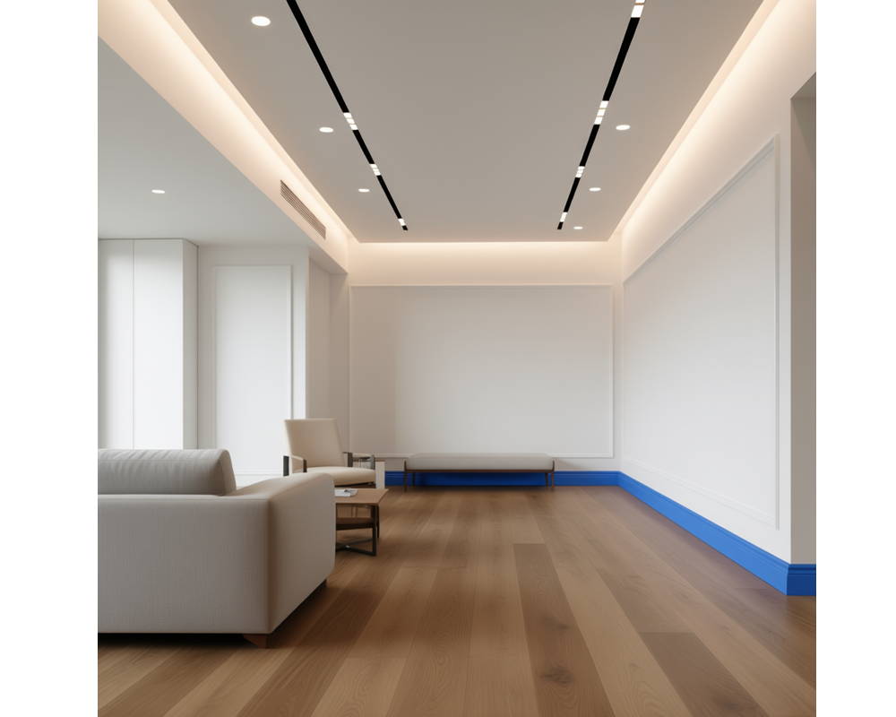 Плинтус ПОЛИСТИРОЛ HI WOOD B150 149мм х 26мм х 2,0м. Окраска включена в стоимость