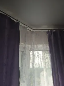 Карниз двухрядный кованый УЮТ d16мм 1,6м Белый