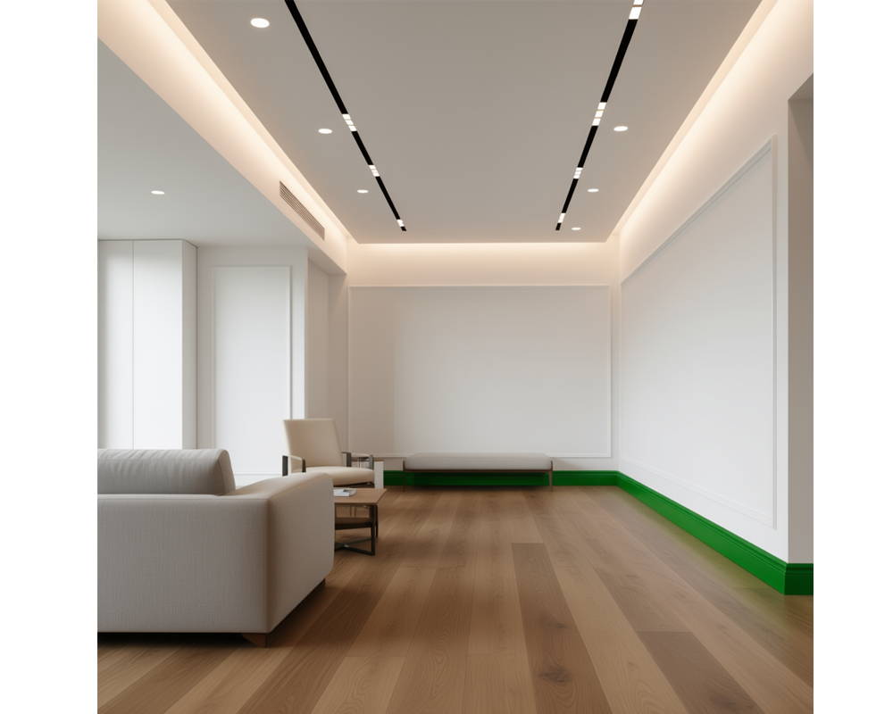 Плинтус из полистирола высокой плотности HI WOOD B150 149мм х 26мм х 2,0м.