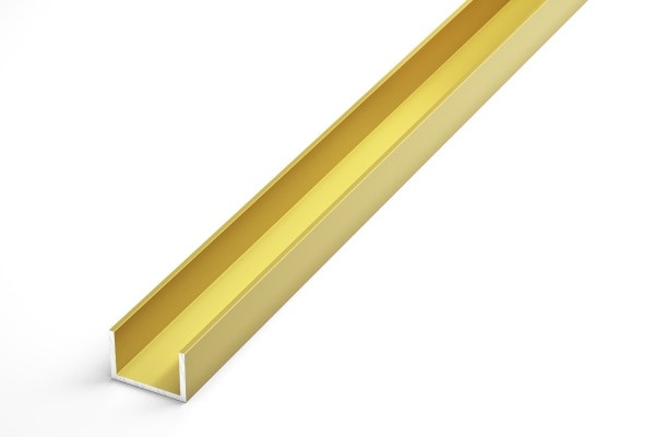 Швеллер 10*15*10 мм Шв 12.2000.502л Золото. Цена за 5 штук.