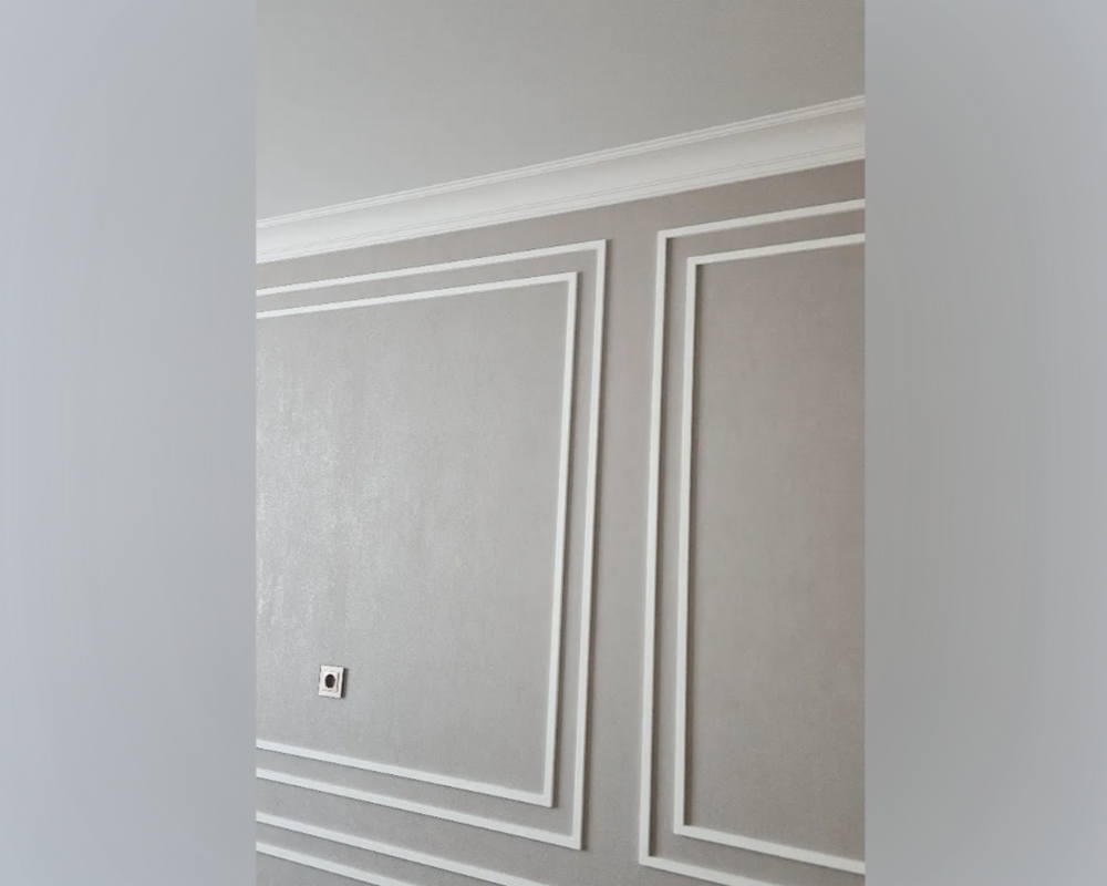 Плинтус потолочный из полистирола высокой плотности HI-WOOD A130V1 100х83мм 2,0м