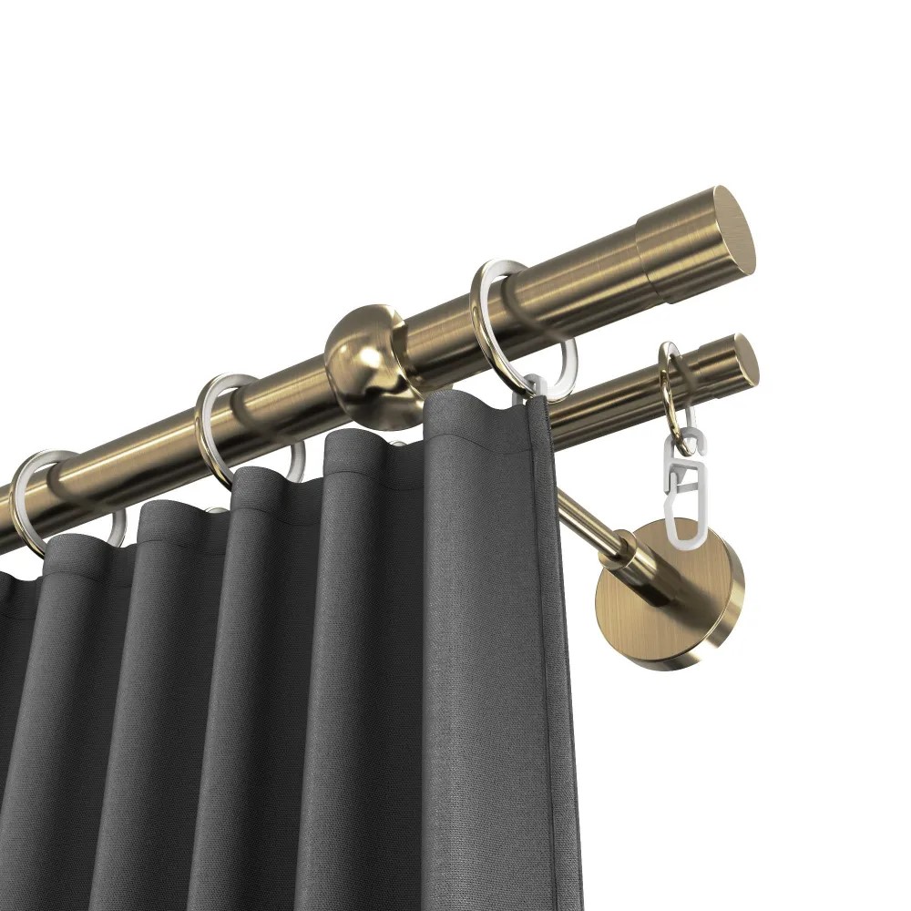 Карниз двухрядный кованый УЮТ d16мм 1,8м Бронза