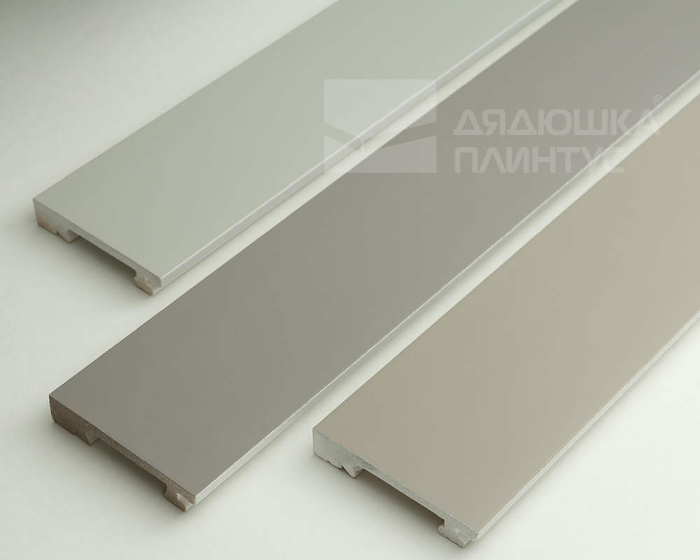 Плинтус из полистирола высокой плотности Волшебная Палочка. Окрашенная. 80мм 2м. NCS 4005-Y20R