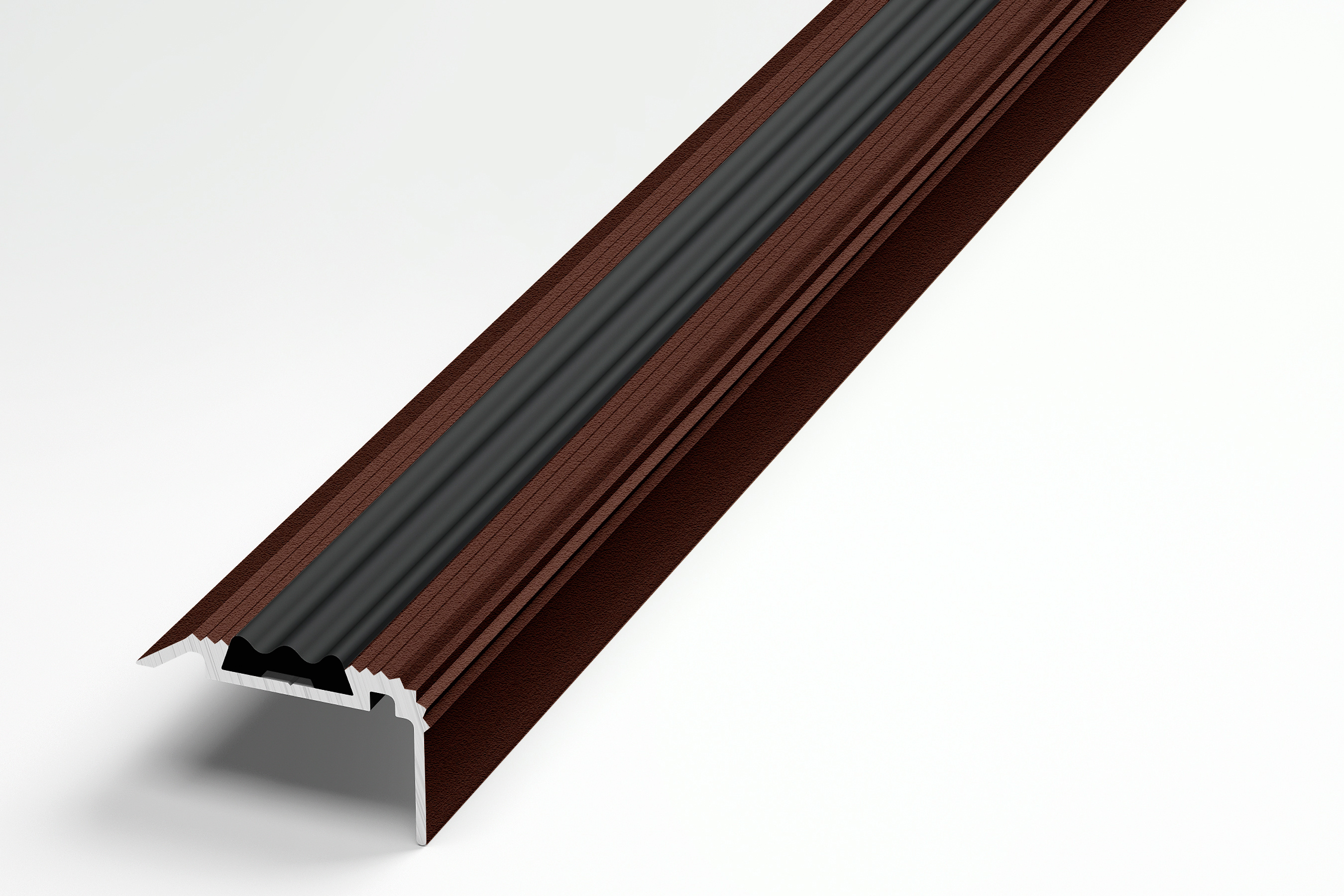 Порог угловой ПУ 07-1.2700.03 Шоколад