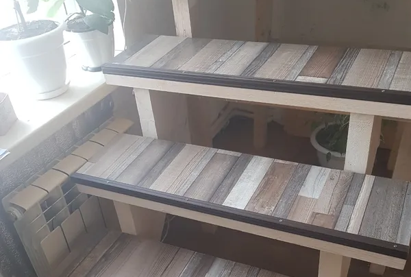 Порог угловой ПУ 01.2700.291 Дуб темный