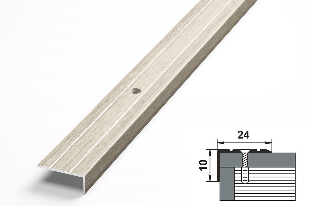 Порог угловой ПУ 01.2700.289 Клен беленый