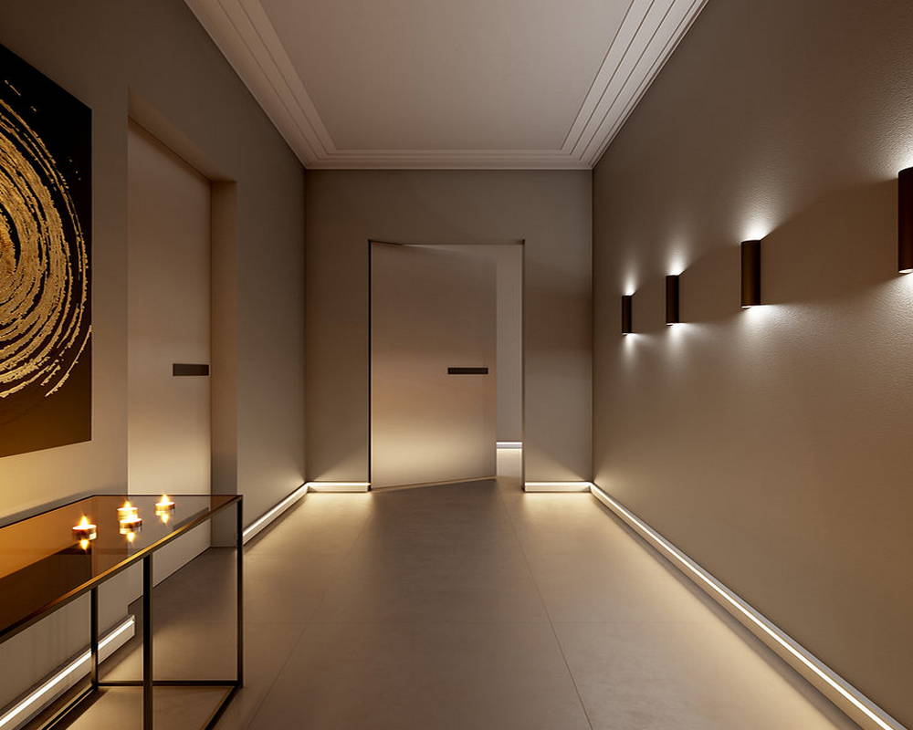 Плинтус СОЛИД 1 UHD 15/90CL 2,0 м Белый c LED рассеивателем