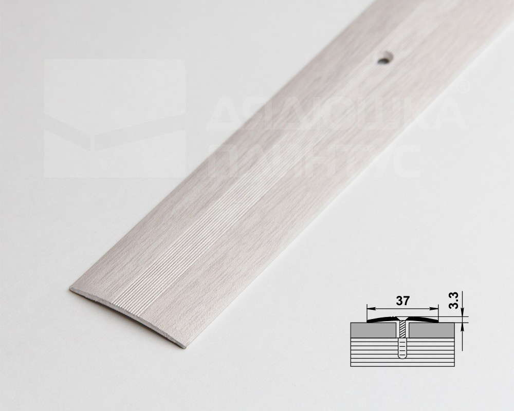 Порог одноуровневый ПС 03.900.106 Ясень белый