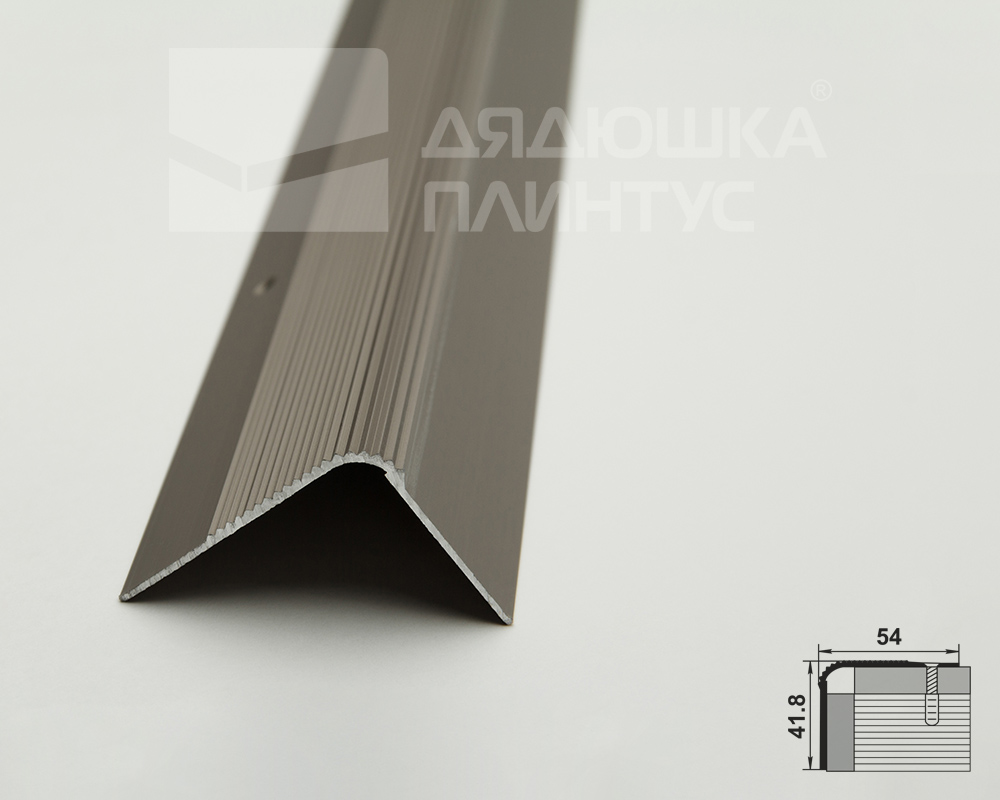 Порог угловой ПУ 02.900.042л Шампань