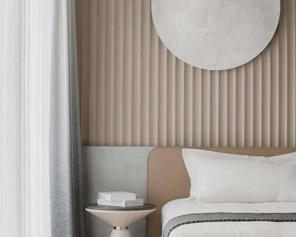 Панель МДФ ACUPAN 61.08.122506.92 волны 12х122х2760 мм Орех светлый