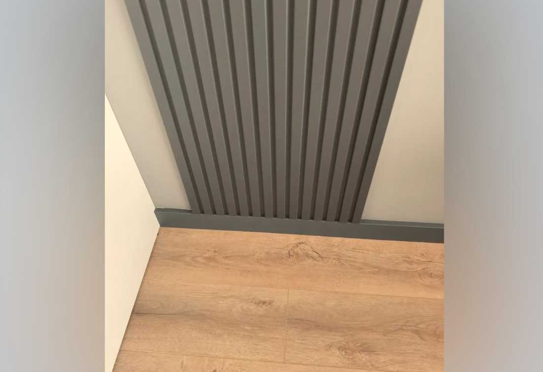 Плинтус МДФ Лука Пл 100-1МДФ.2700.Point line 24046 Дуб мелфорд грей