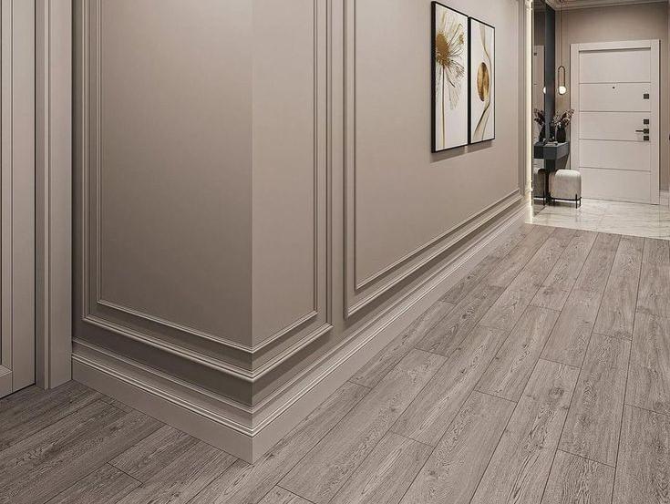 Молдинг NMC FL10 Wallstyl 50*8*2000 Белый под покраску