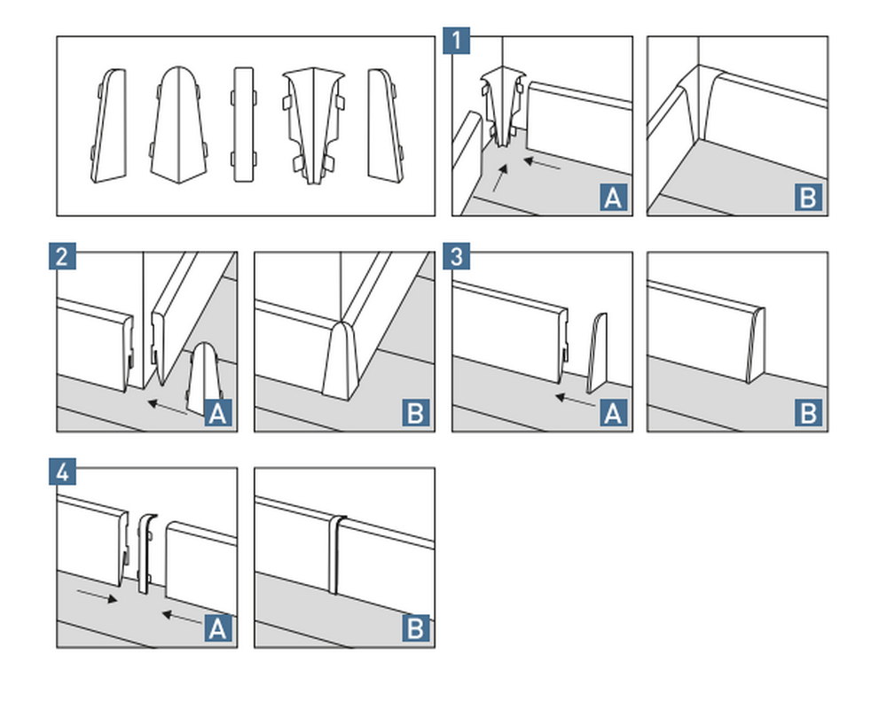 Плинтус Arbiton VIGO60 147 Дуб Джорджтаун 2,2 м