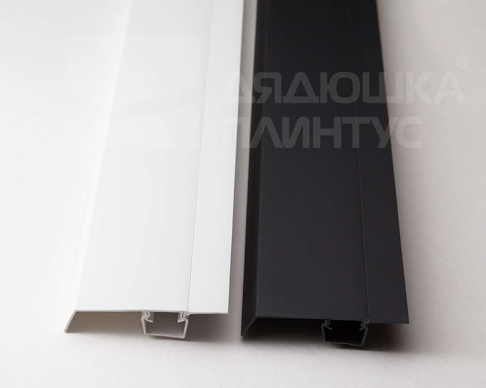 Плинтус ПВХ Salag NG80 80мм 2,5м. Белый