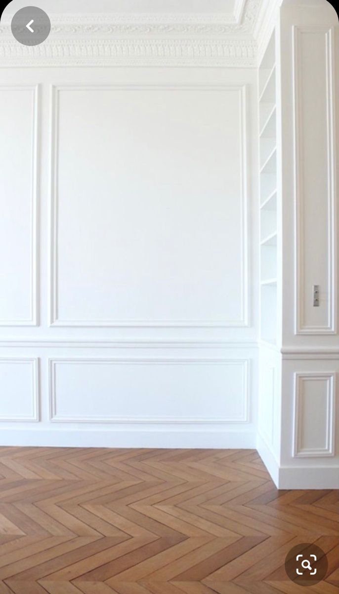 Молдинг NMC FL10 Wallstyl 50*8*2000 Белый под покраску