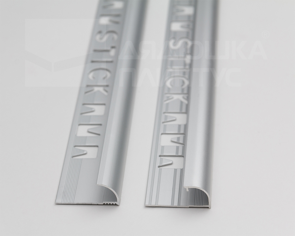 Профиль окантовочный Волшебная палочка MSPK 03-12.2700.01L 12мм 2,7м Серебро Люкс