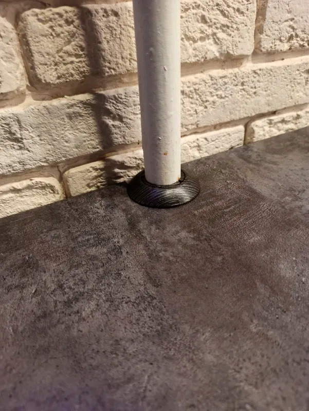 Обвод для труб 1/2 ПВХ ИДЕАЛ 22мм 302 Венге Черный