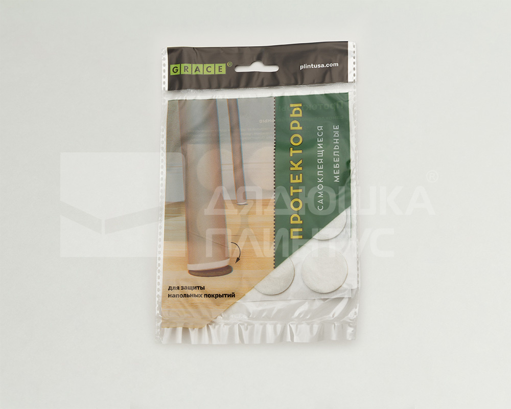 Протекторы фетровые ГРЕЙС 28мм Белый