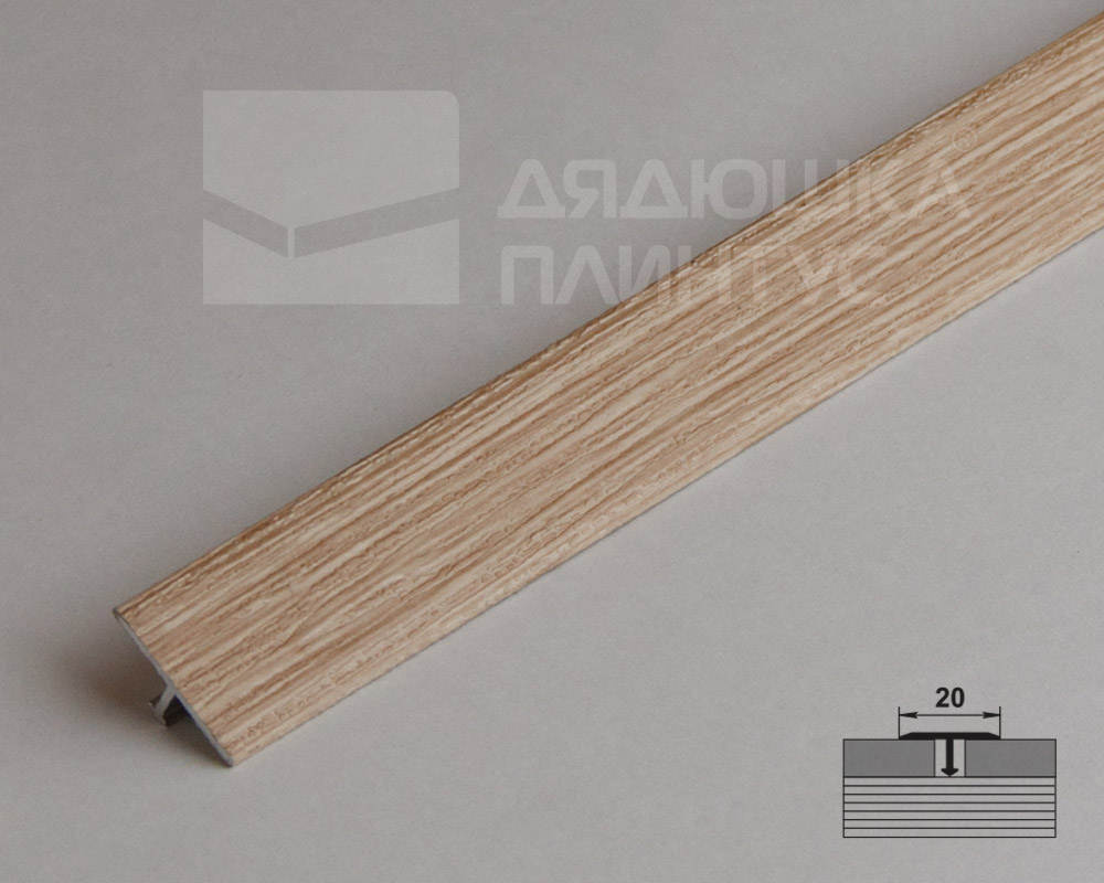 Порог одноуровневый ЛС 10.900.4048 Дуб небраска