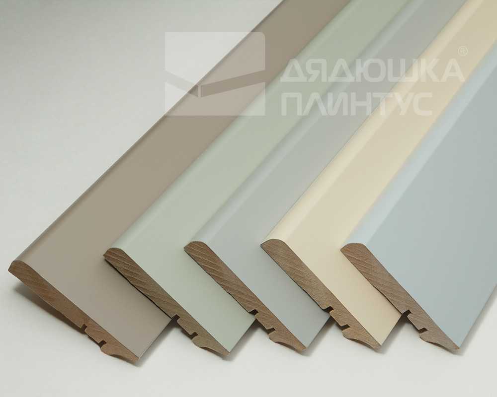 Плинтус МДФ Волшебная палочка 81402 81мм 2,4м. Окрашенная. NCS 2010Y40R