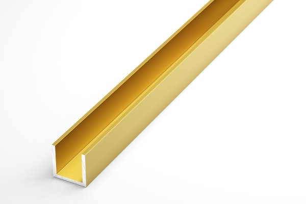 Швеллер 15х15х15 мм Шв 13.2000.502л Золото. Цена за 5 штук.