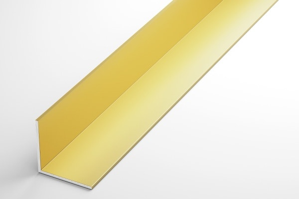 Уголок равнополочный 25х25 мм Уп 09.2000.502л Золото. Цена за 5 штук.