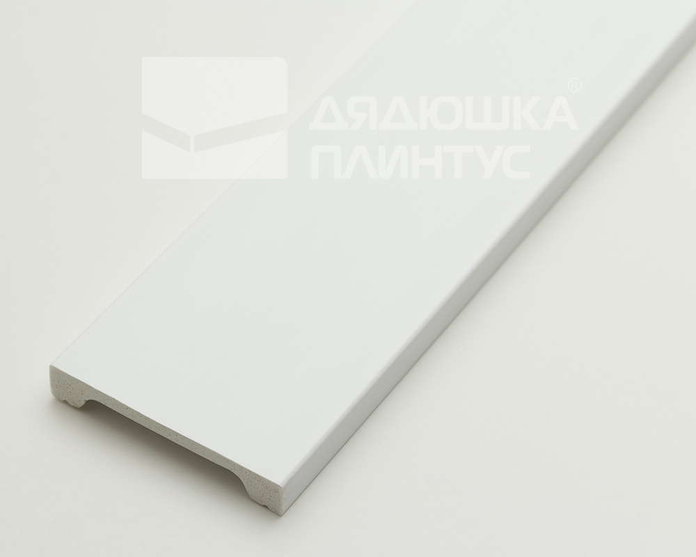 Плинтус из полистирола высокой плотности Волшебная палочка MSPOL 106 70*12*2000 Белый под покраску