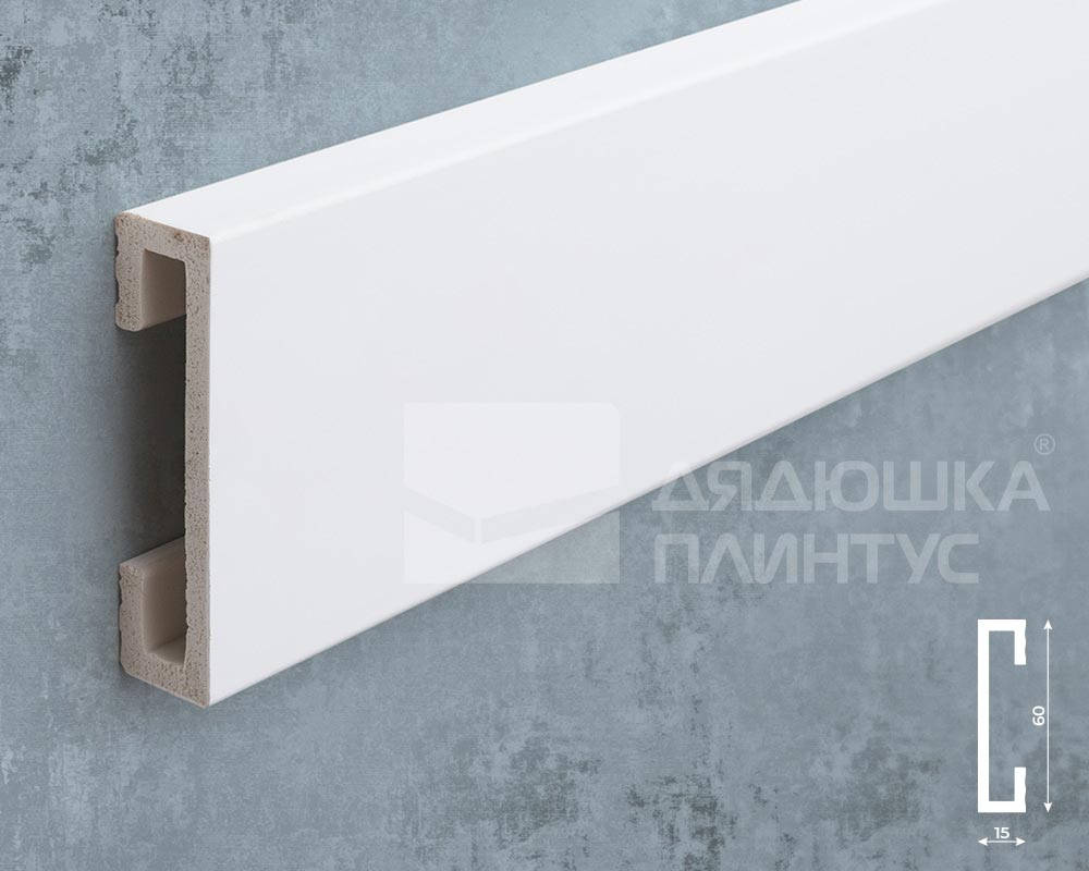 Молдинг Волшебная палочка MSST 101 60*15*2000 Белый под покраску