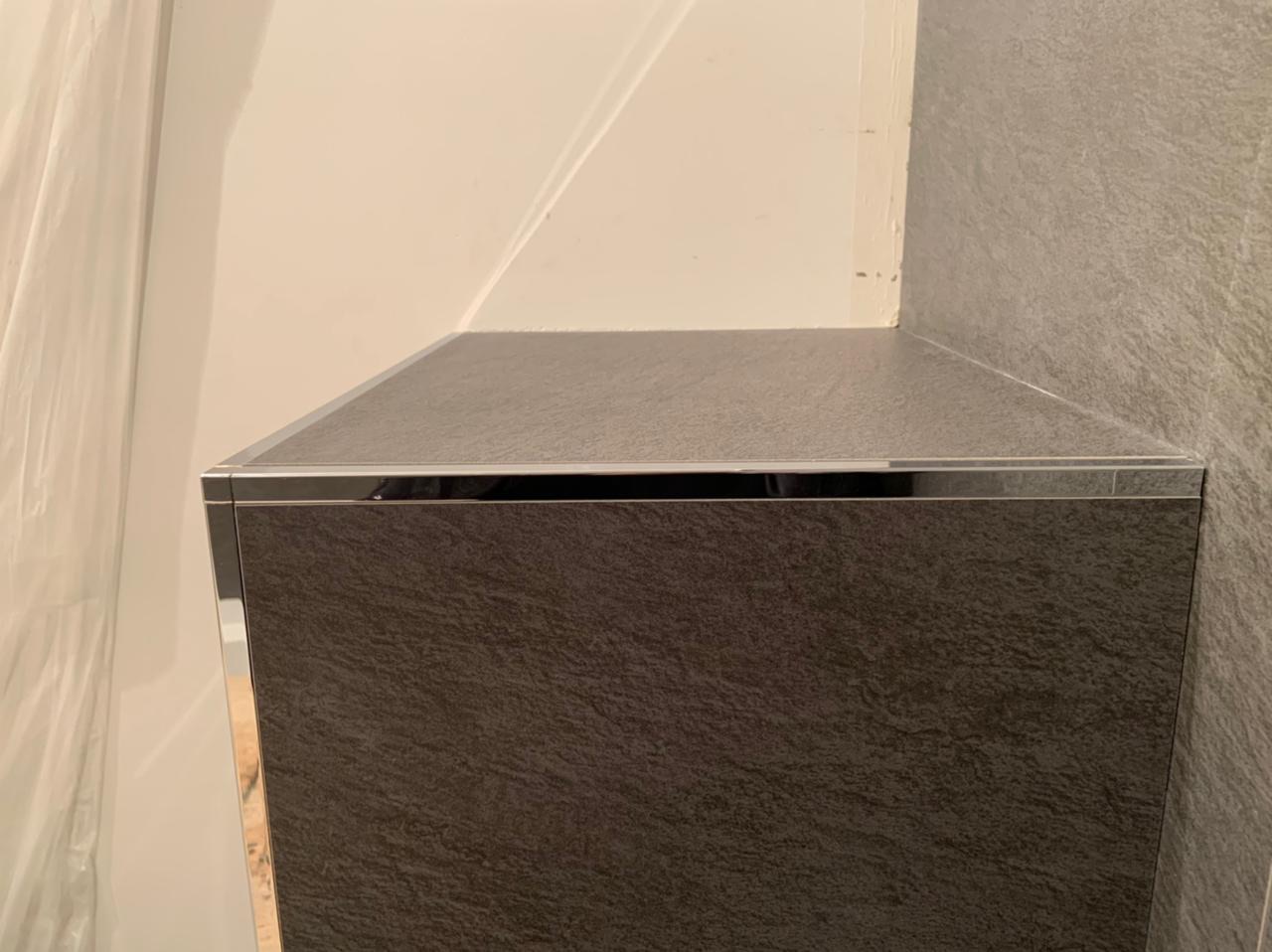 Капсула для прямоугол. профиля 10 мм Серый Tiltex CPJQSBX 10/2