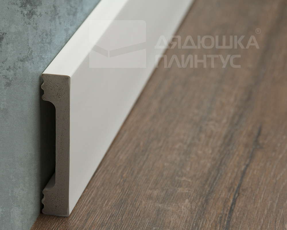 Плинтус полистирол высокой плотности Волшебная палочка MSPOL 123 80*11*2000 Окраска включена в стоимость