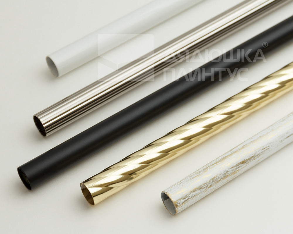 Карниз двухрядный кованый УЮТ d16мм 1,6м Белый