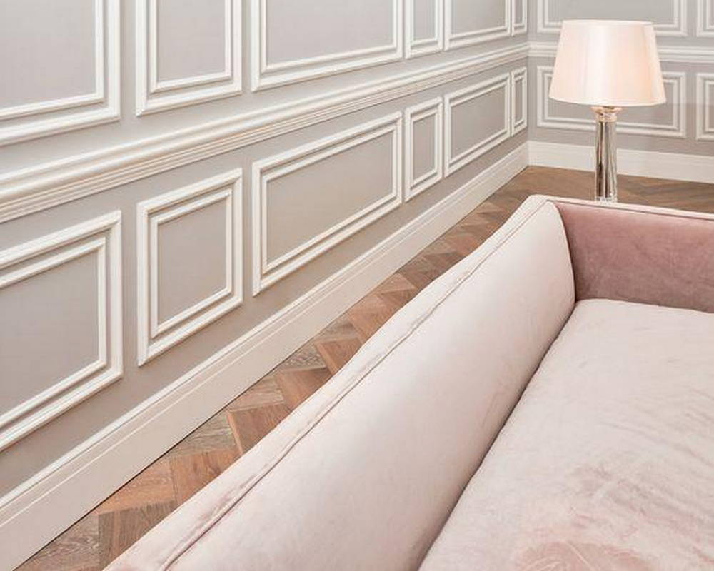 Плинтус из полистирола высокой плотности Волшебная Палочка 100*13*2000. MSPOL 103. Окраска включена в стоимость