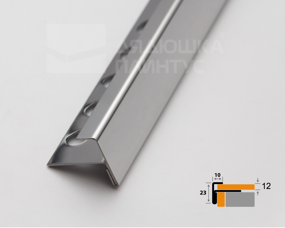Профиль угловой ПУ 13-12НСП.2700.001 Полированный