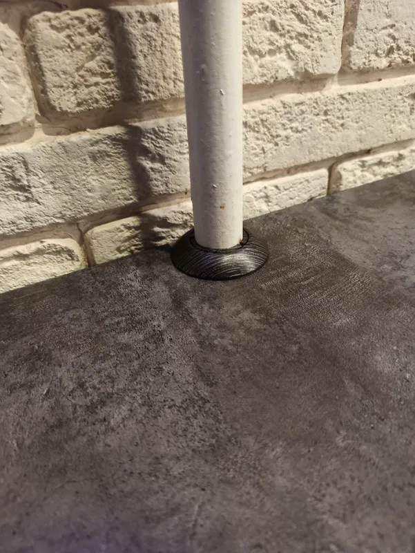 Обвод для труб 1/2 ПВХ ИДЕАЛ 22мм 302 Венге Черный