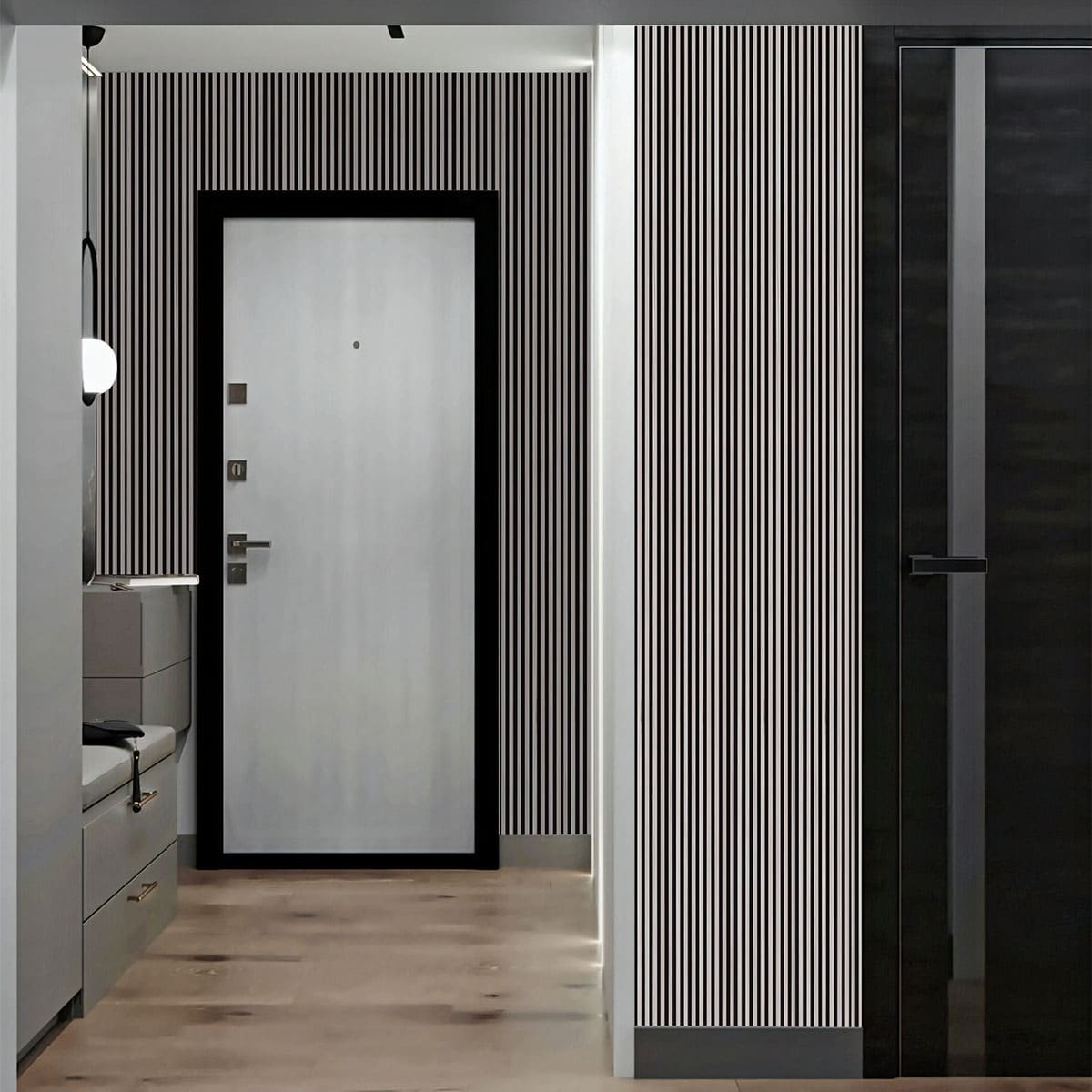 Панель вспененный полистирол  ГРЕЙС 3D RAIL EAST 120*2700 Береза