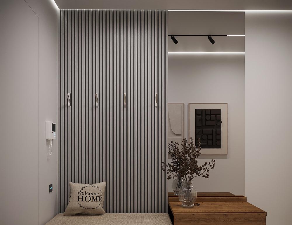 Панель МДФ 3D Лайн Модерн 165*2750мм. L03 Ель серебристая