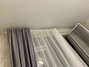 Карниз двухрядный кованый УЮТ d25мм 2,4м Белый/Золото