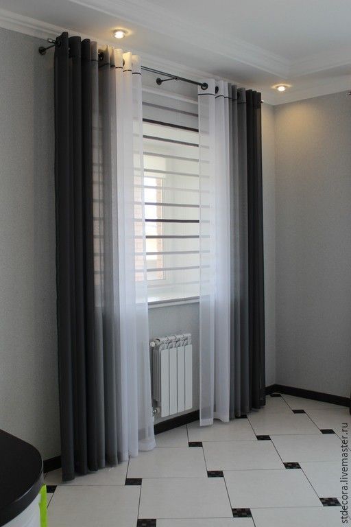 Карниз двухрядный кованый УЮТ D25мм 2,0м Черный