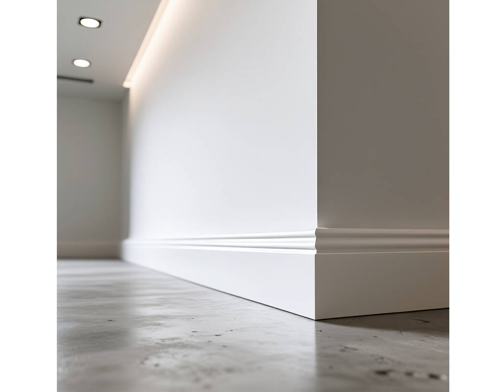 Плинтус из полистирола высокой плотности Волшебная Палочка 100*13*2000. MSPOL 103. Окраска включена в стоимость