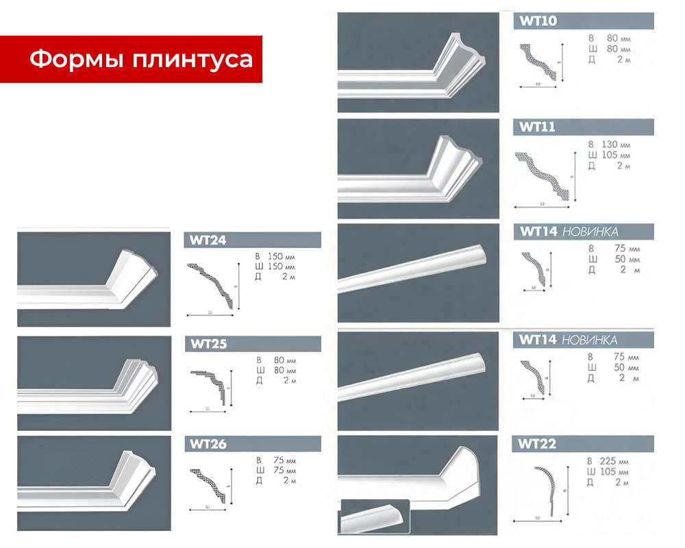 Карниз потолочный NMC IL2 50*105*2000. Белый под подсветку