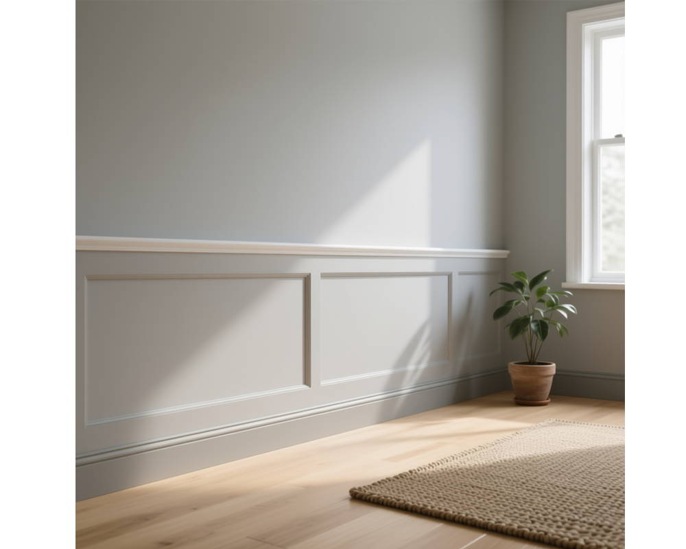 Плинтус ПОЛИСТИРОЛ HI WOOD B150 149мм х 26мм х 2,0м. Окраска включена в стоимость