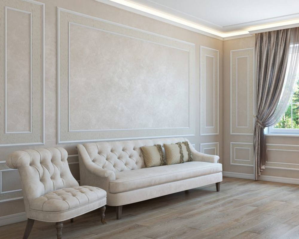 Карниз потолочный NMC IL5 50*50*2000. Белый под подсветку